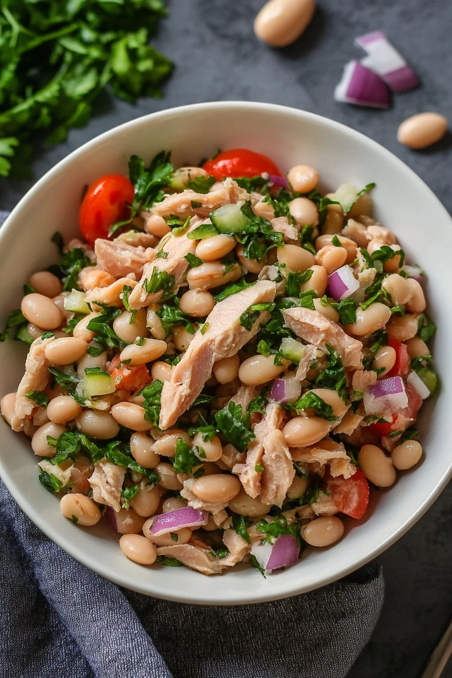 Amazing Tuna and White Bean Salad: 1 Simple Trick for Healthy Joy