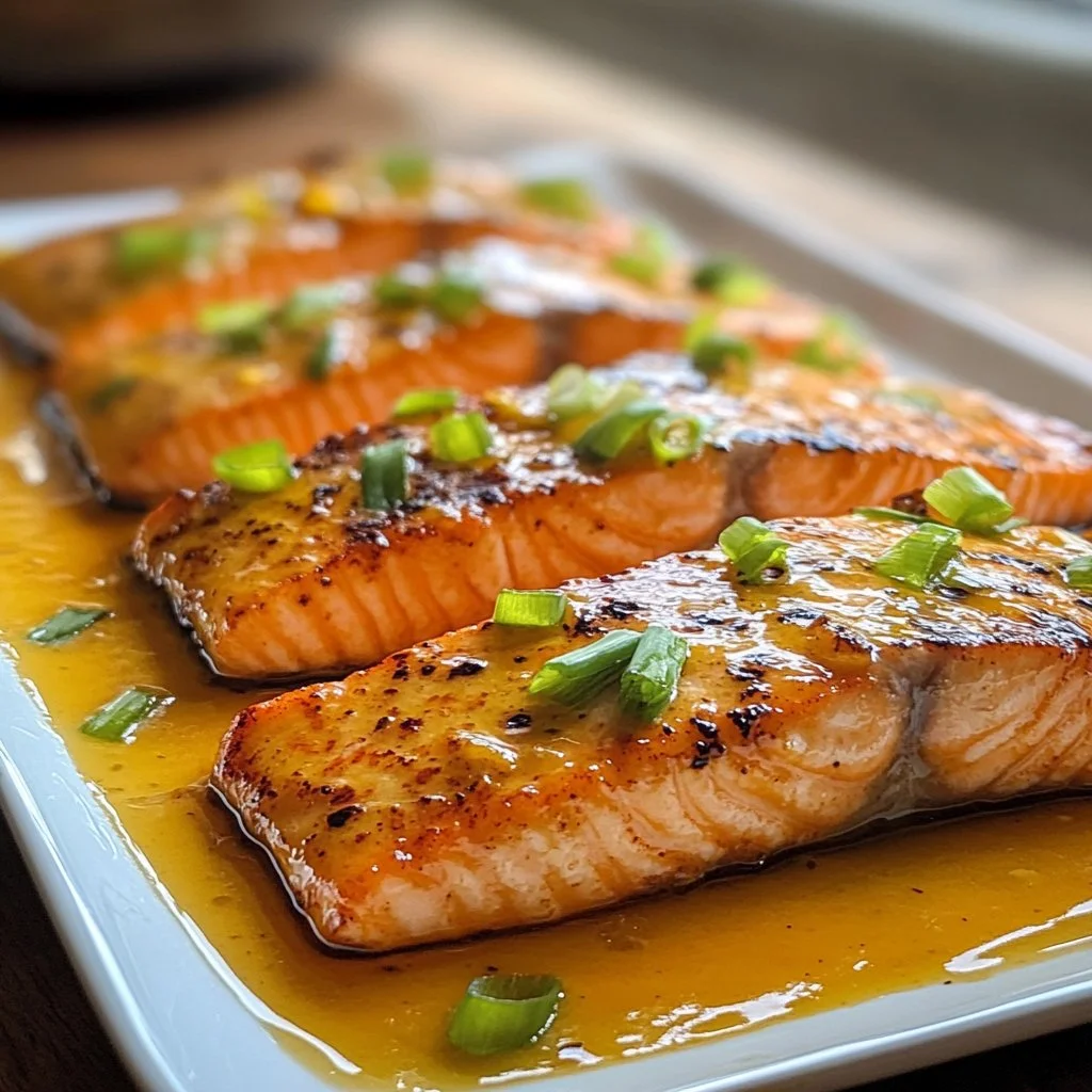 Delicious Bang Bang Salmon served with vibrant vegetables