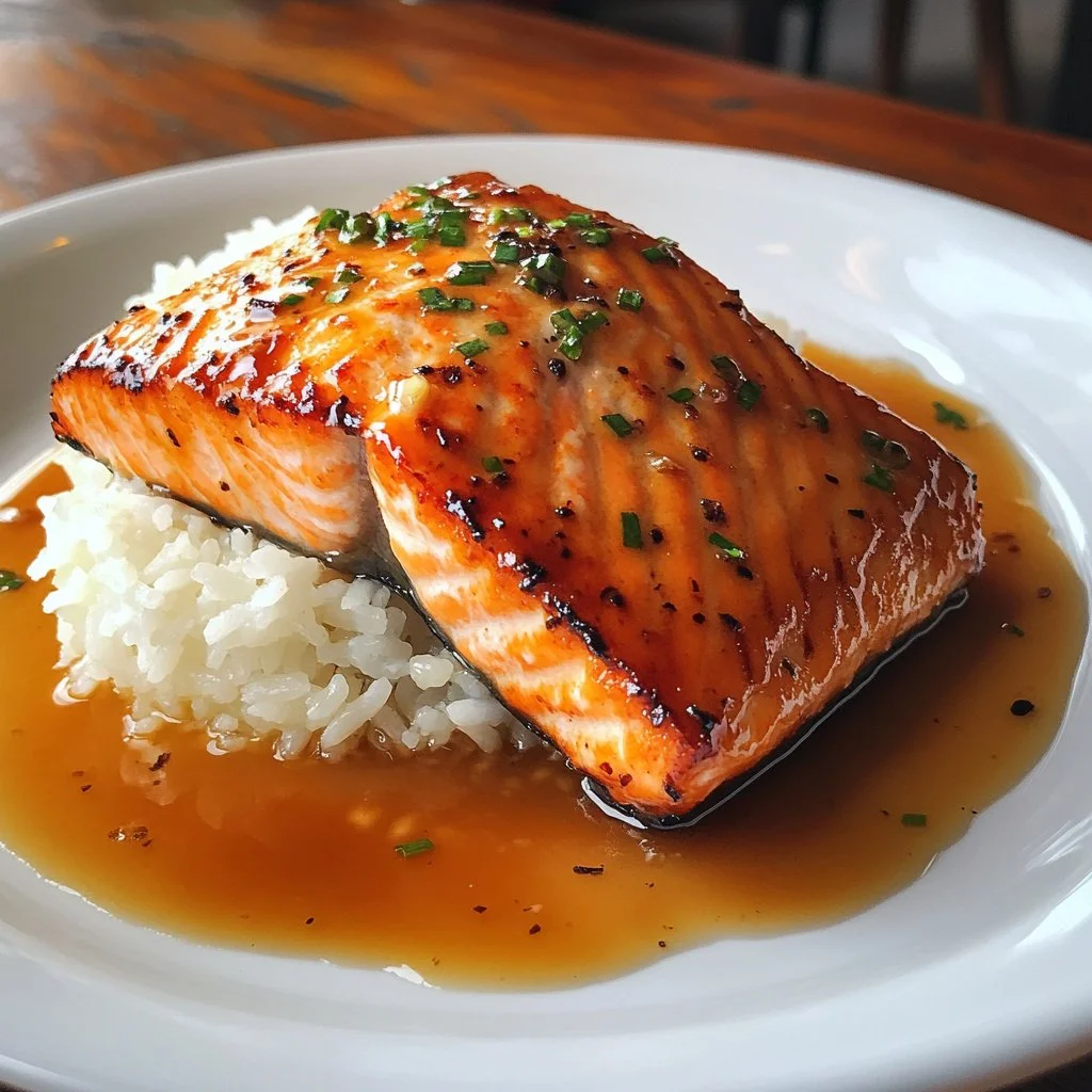 Spicy Bang Bang Salmon served with fresh vegetables and garnishes