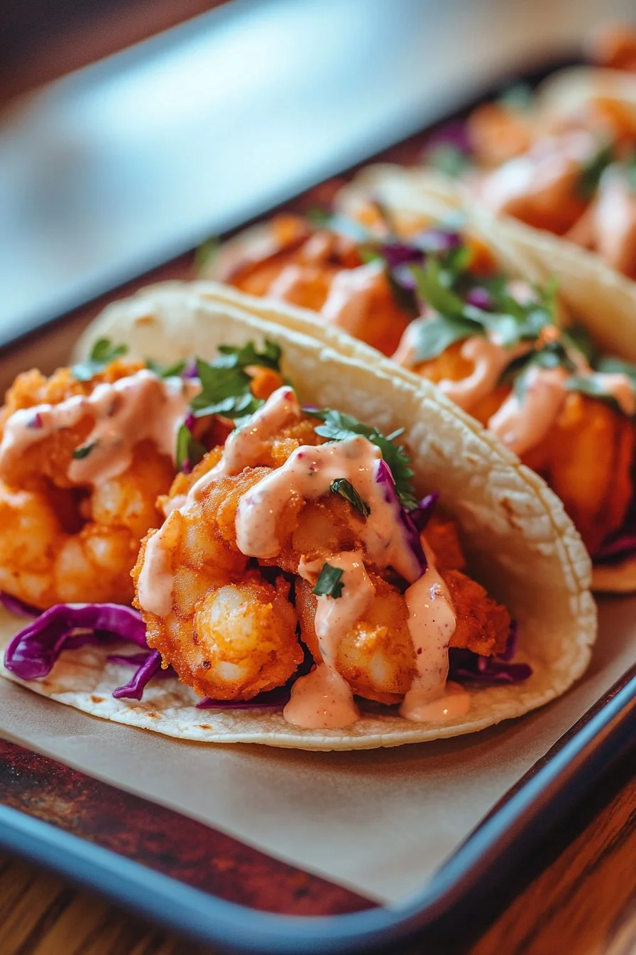 Bang Bang Shrimp Tacos (Dynamite Shrimp)