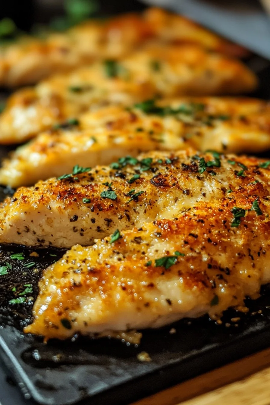 Blackstone Garlic Parmesan Chicken