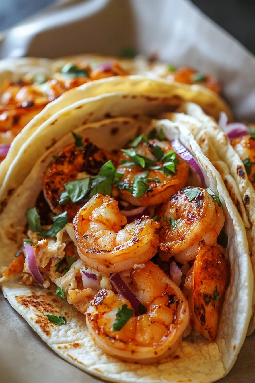 Bobby Flay's Shrimp Tacos: A Bold and Flavorful Fiesta