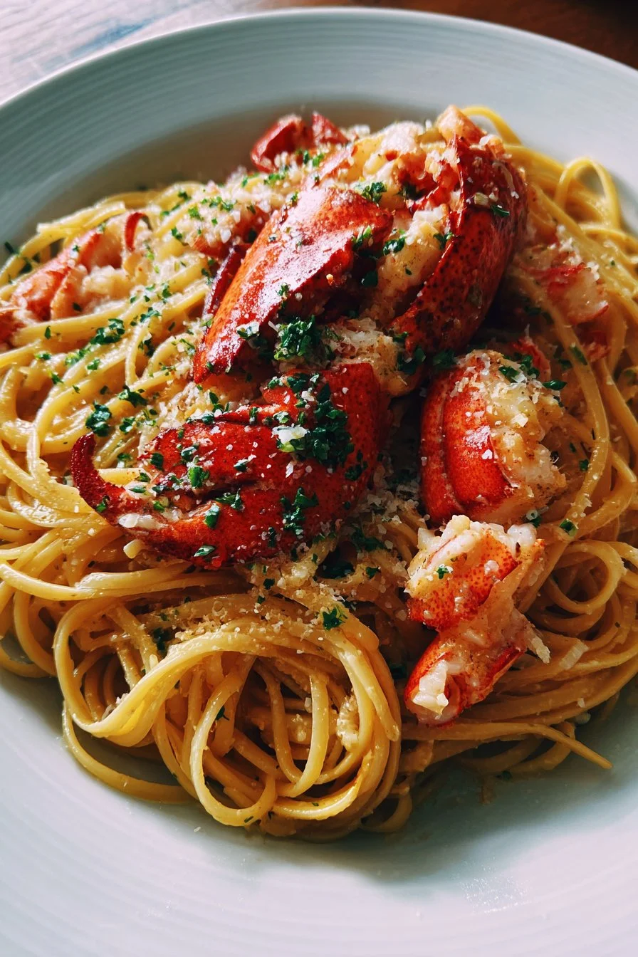 Buttered Lobster Pasta