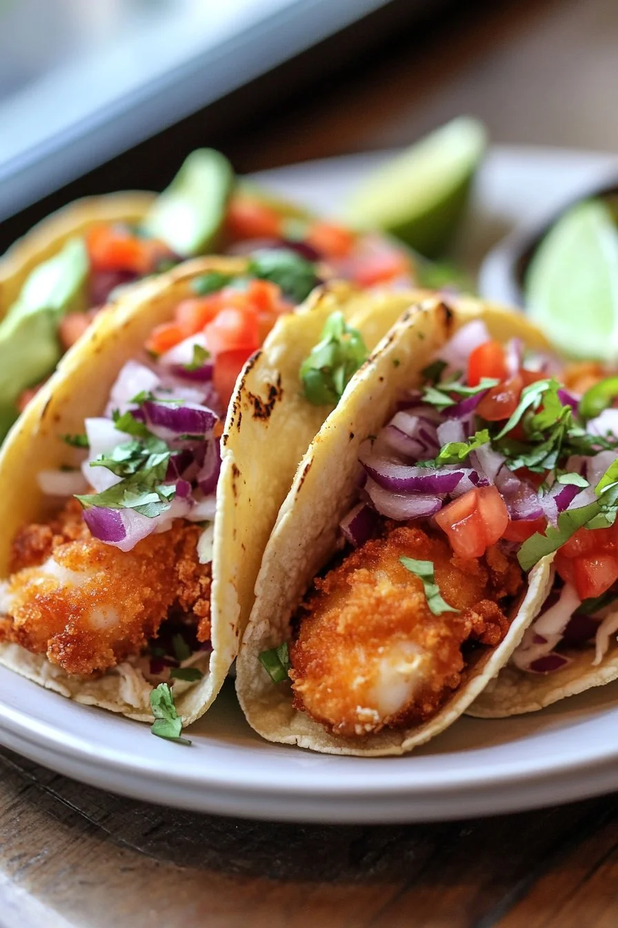 Crispy Cod Fish Tacos