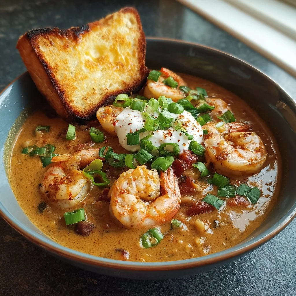 Easy Creamy Seafood and Shrimp Chili