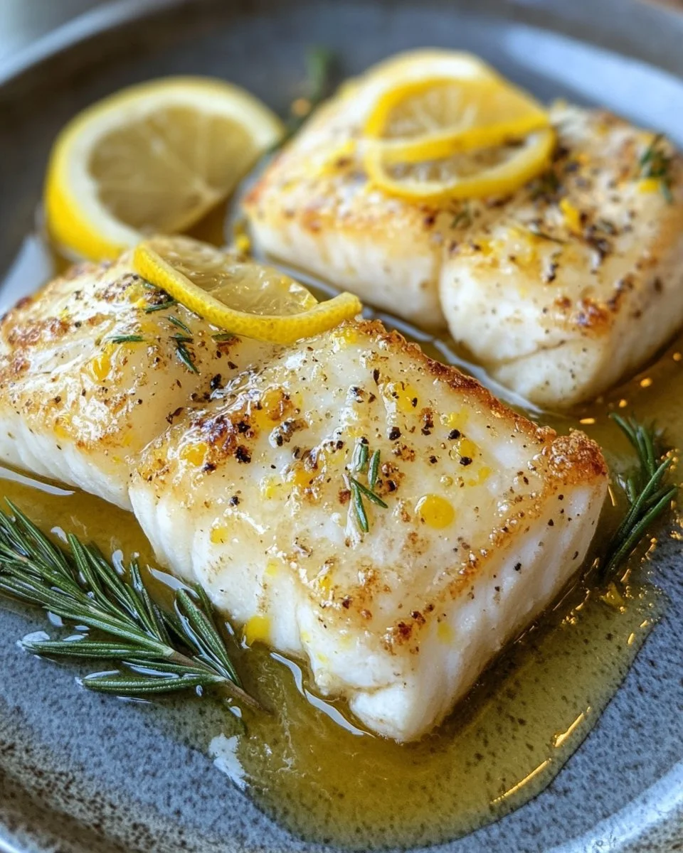 EASY LEMON BUTTER COD RECIPE!
