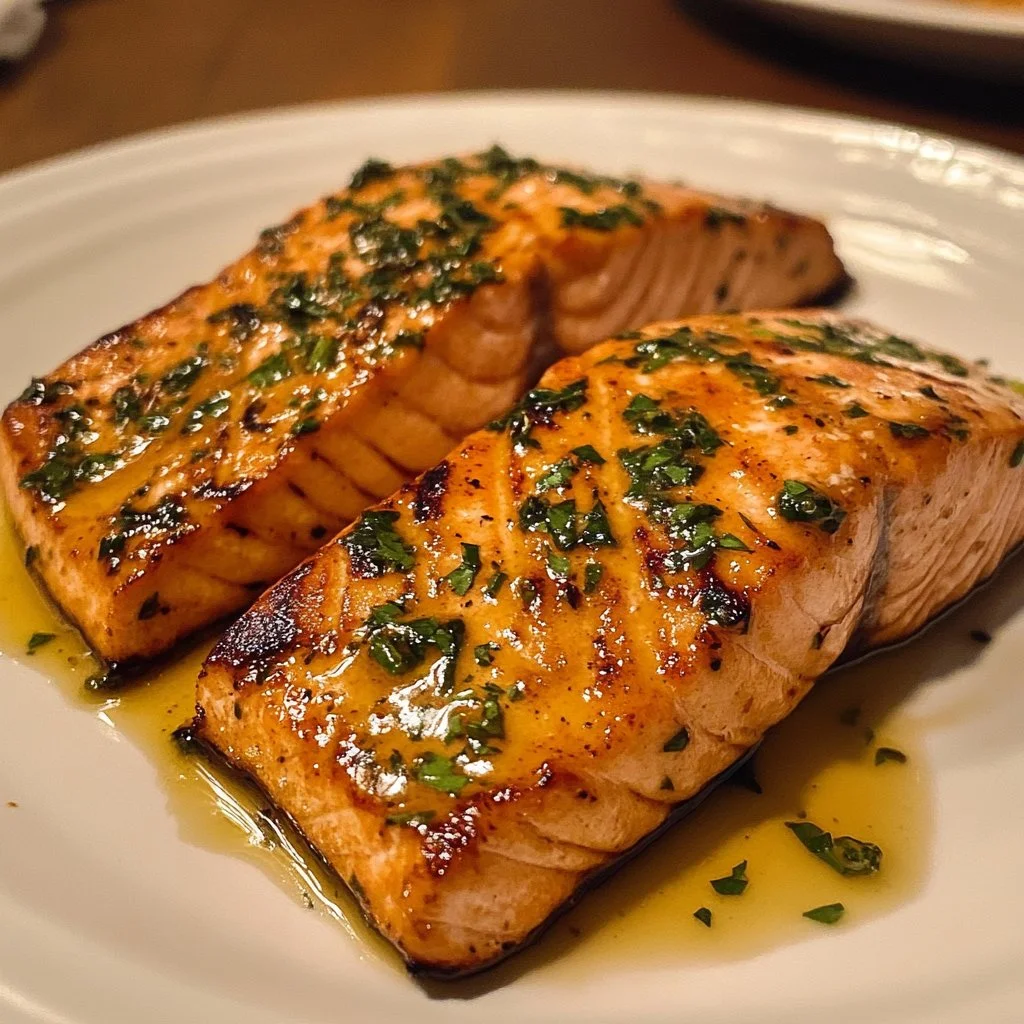 Easy salmon marinade recipe for grilling and baking