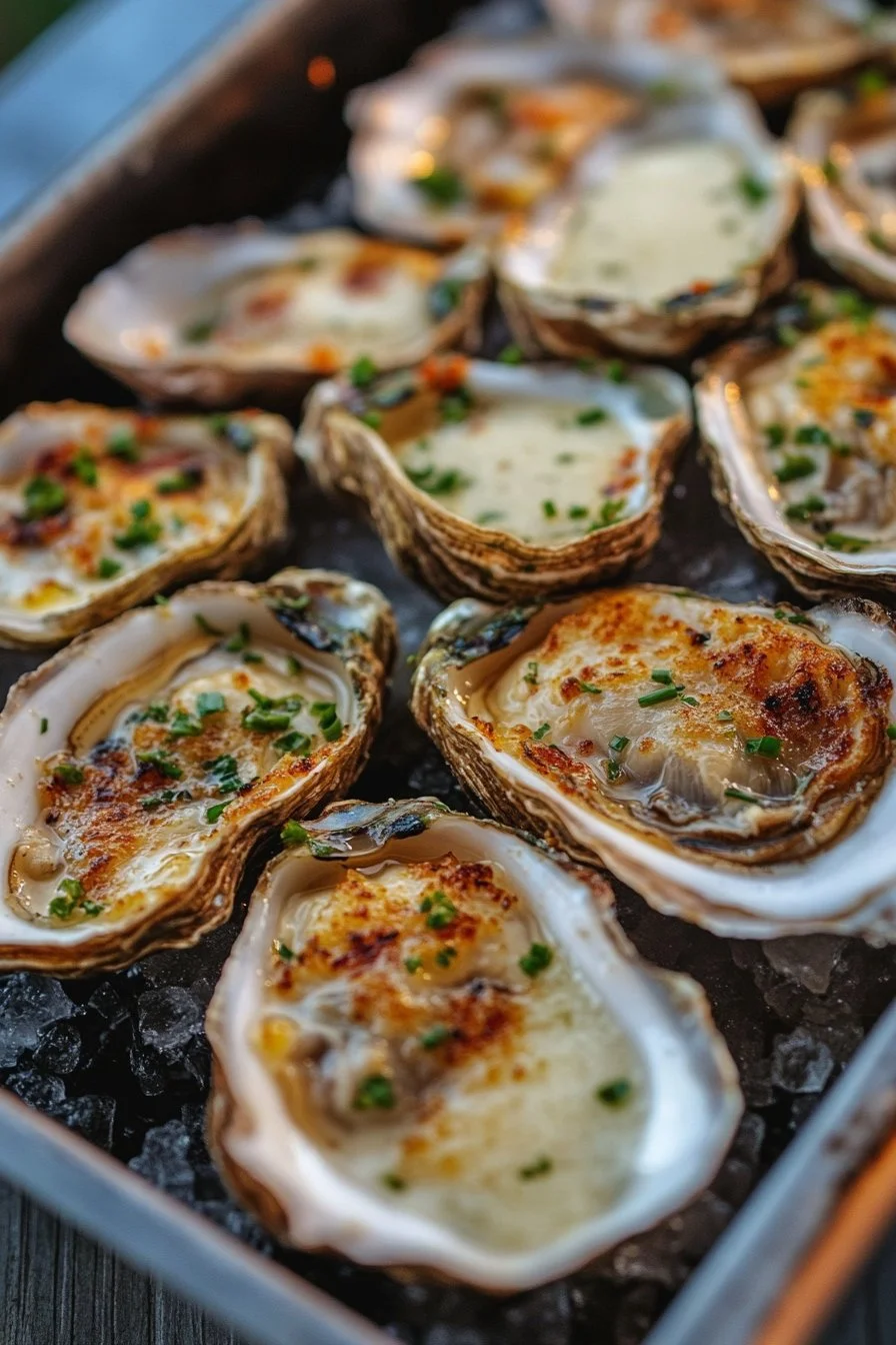 Grilled Garlic Butter Oysters