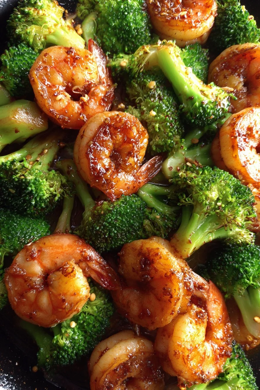 Honey Garlic Shrimp & Broccoli