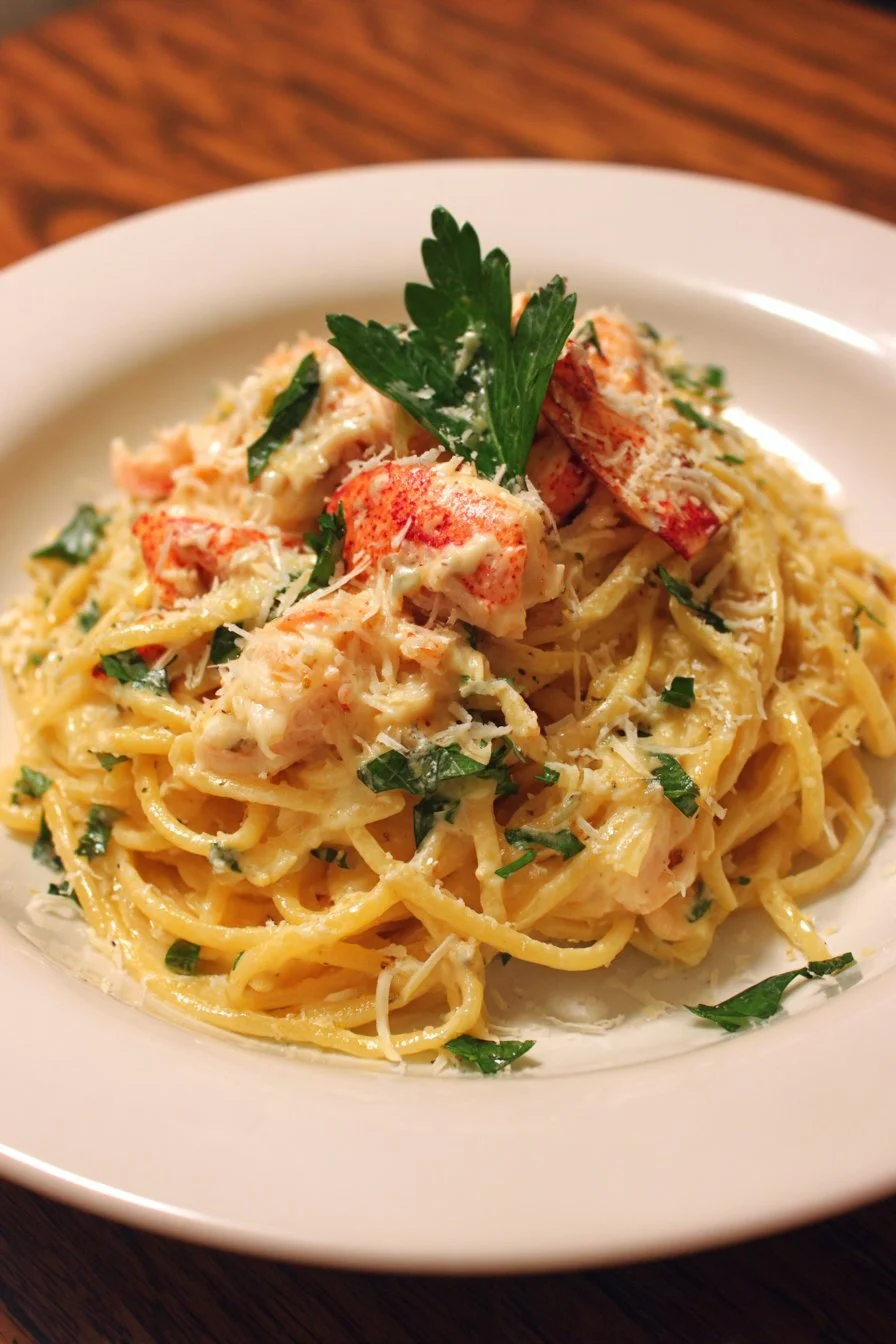 Lobster Alfredo Pasta