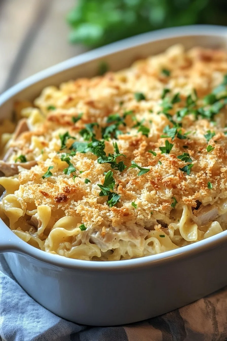 No-Soup Tuna Noodle Casserole