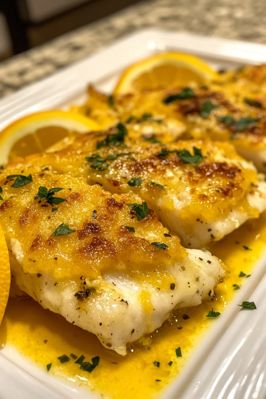 Quick Italian-Style Baked Orange Roughy