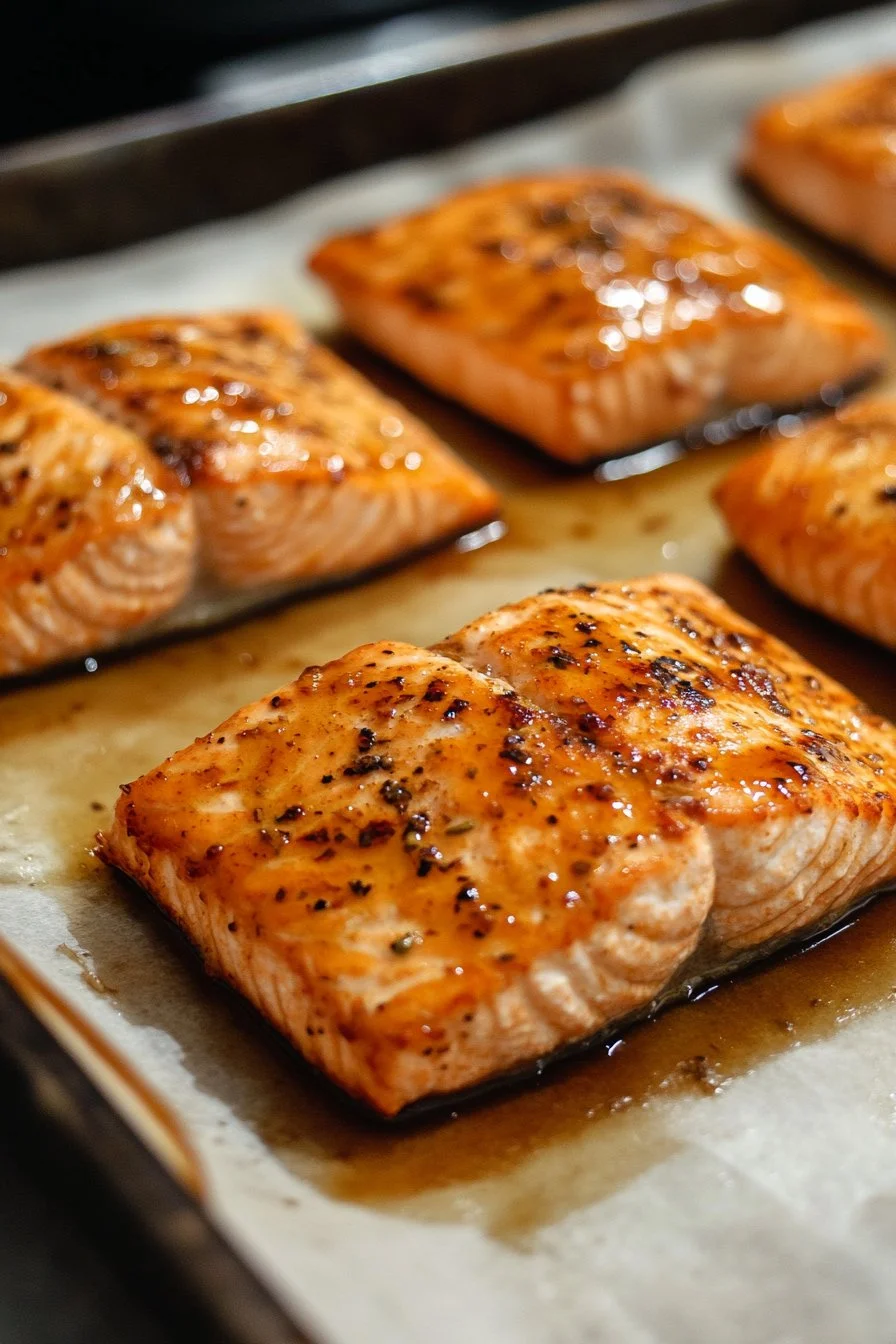 Quick Maple Glazed Salmon - theamazingfood