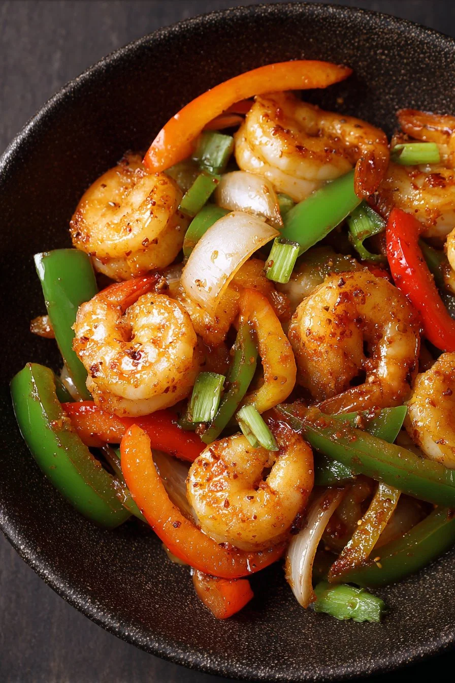 Shrimp and Pepper Stir-Fry: A Quick and Flavorful Beginner-Friendly Recipe