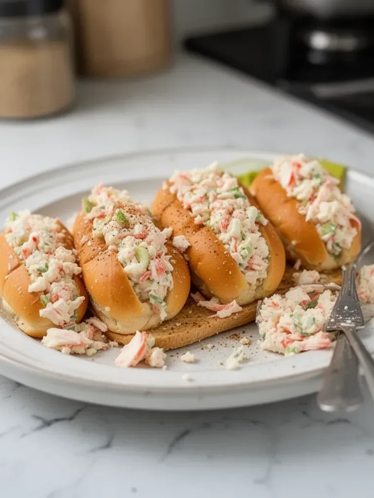 3-Ingredient Imitation Crab Salad Easy Recipe