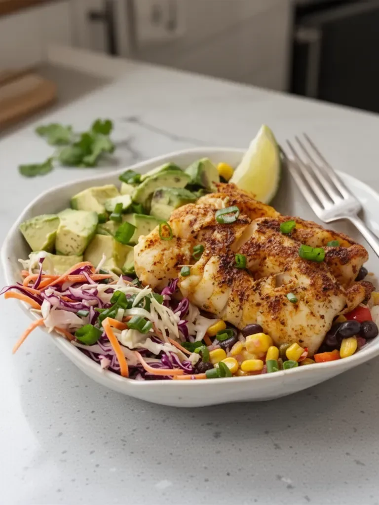 Baja Fish Taco Bowls