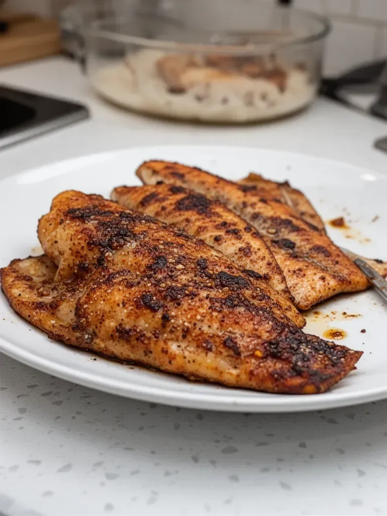 Blackened Red Snapper