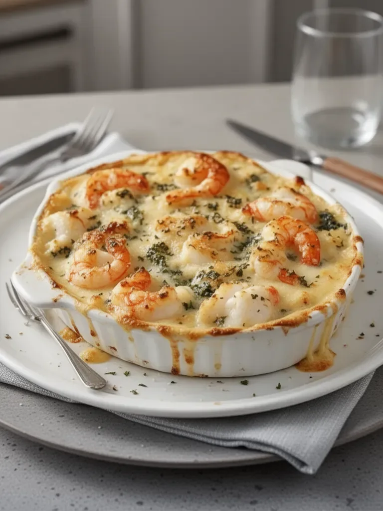 Classic Seafood Gratin: A Comforting Coastal Delight