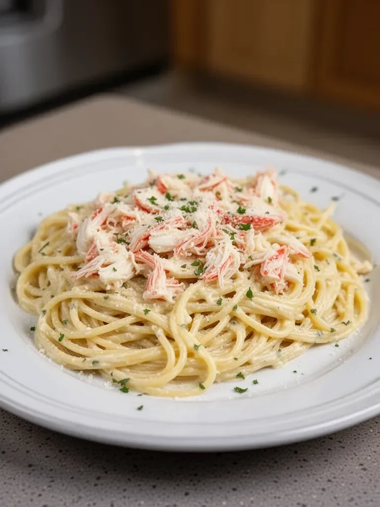 Crab Alfredo