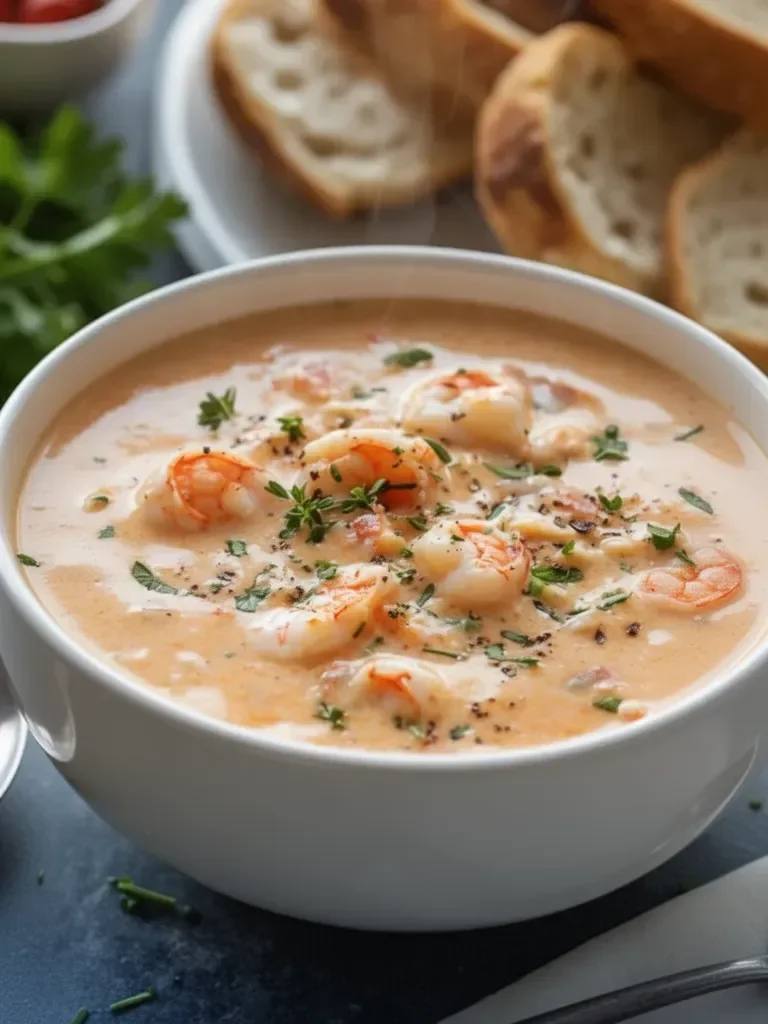 Crab and Shrimp Seafood Bisque