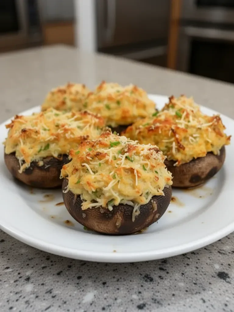 Crab Stuffed Mushrooms Recipe
