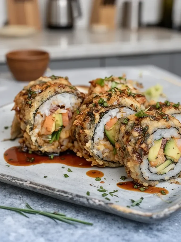 Crunchy Roll Sushi Recipe