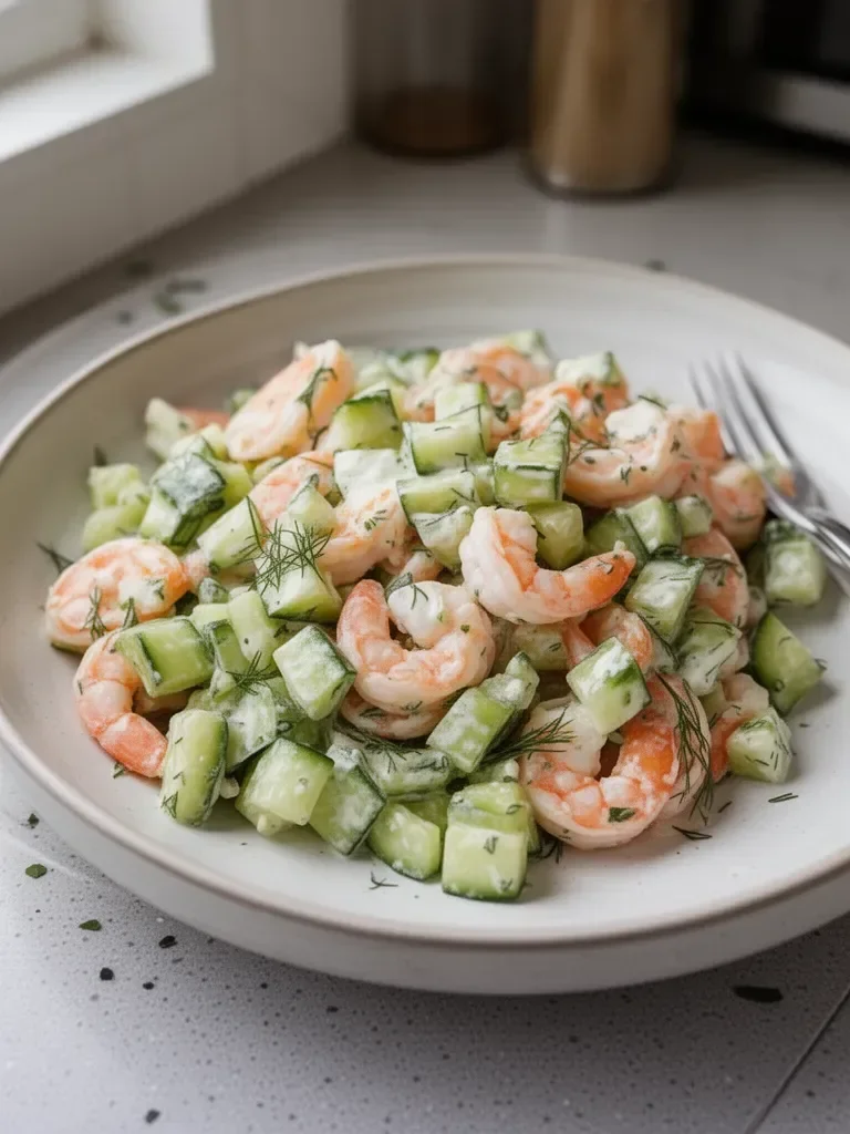 Cucumber Shrimp Salad