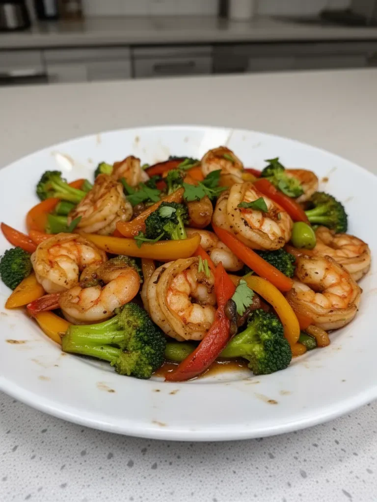 Flavorful Shrimp Vegetable Stir Fry