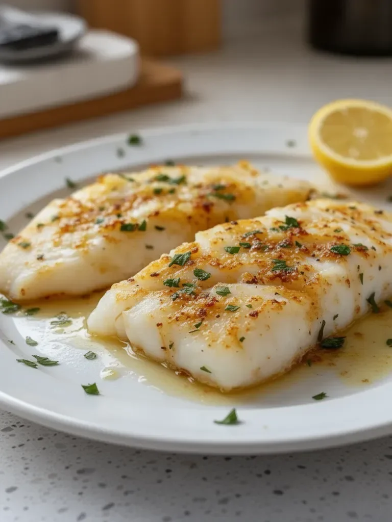 Garlic Butter Baked Cod