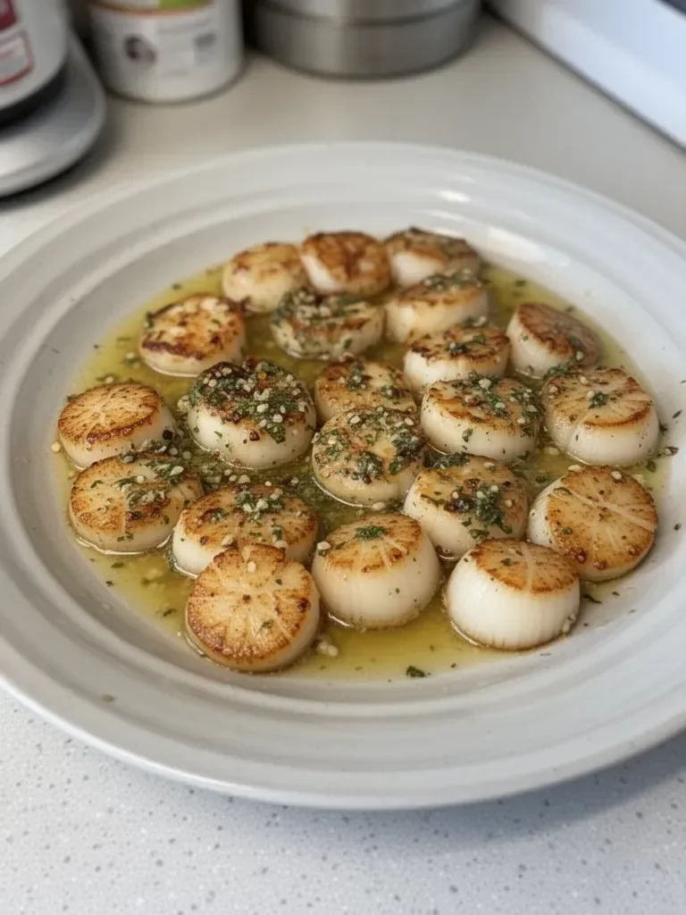Garlic Butter Scallops Recipe - Restaurant Quality Pan Seared Perfection