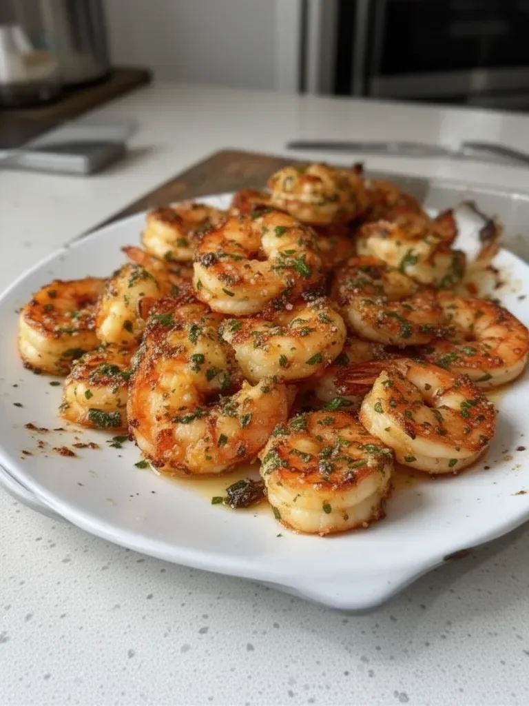 Garlic Parmesan Roasted Shrimp