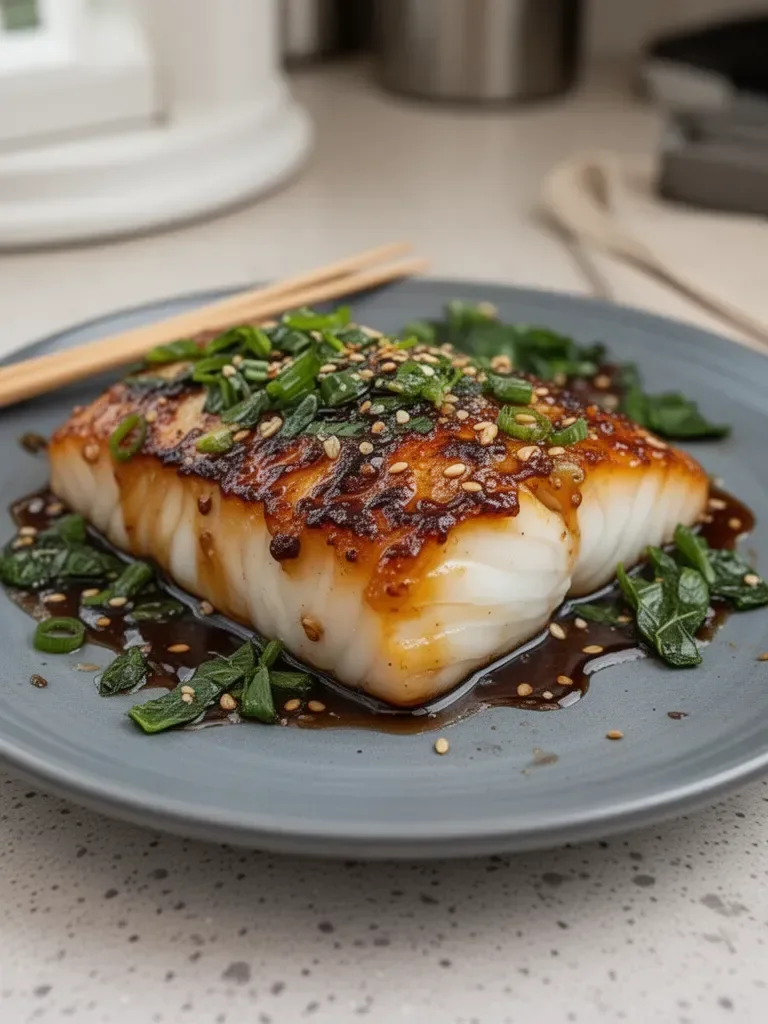 Ginger Soy Glazed Cod