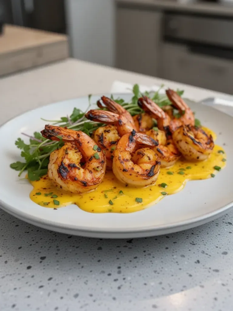 Grilled Shrimp with Mango Lime Sauce
