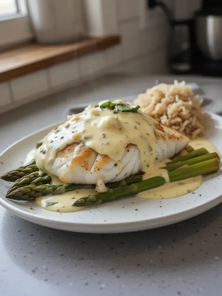 Halibut Oscar