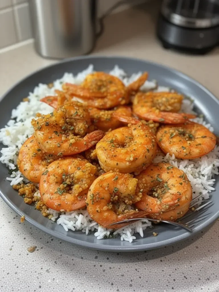 Hawaiian Garlic Shrimp