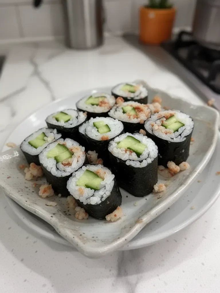 Kappa Maki (Cucumber Sushi Roll)