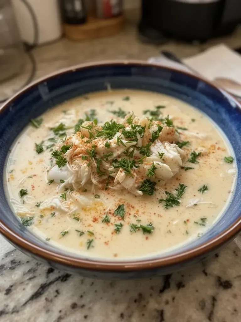 Maryland-Style Cream of Crab Soup