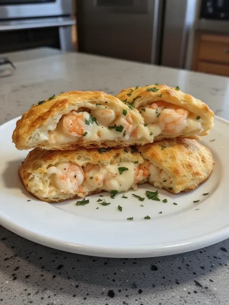 Savory Shrimp and Crab Biscuit Melts