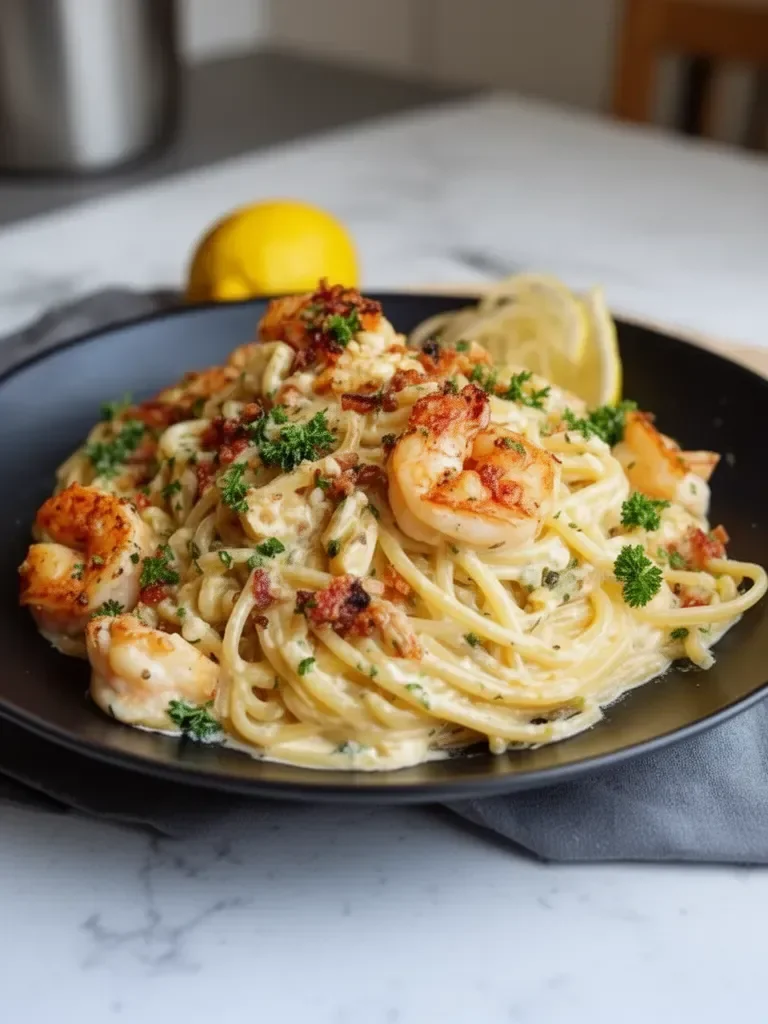 Seafood Carbonara