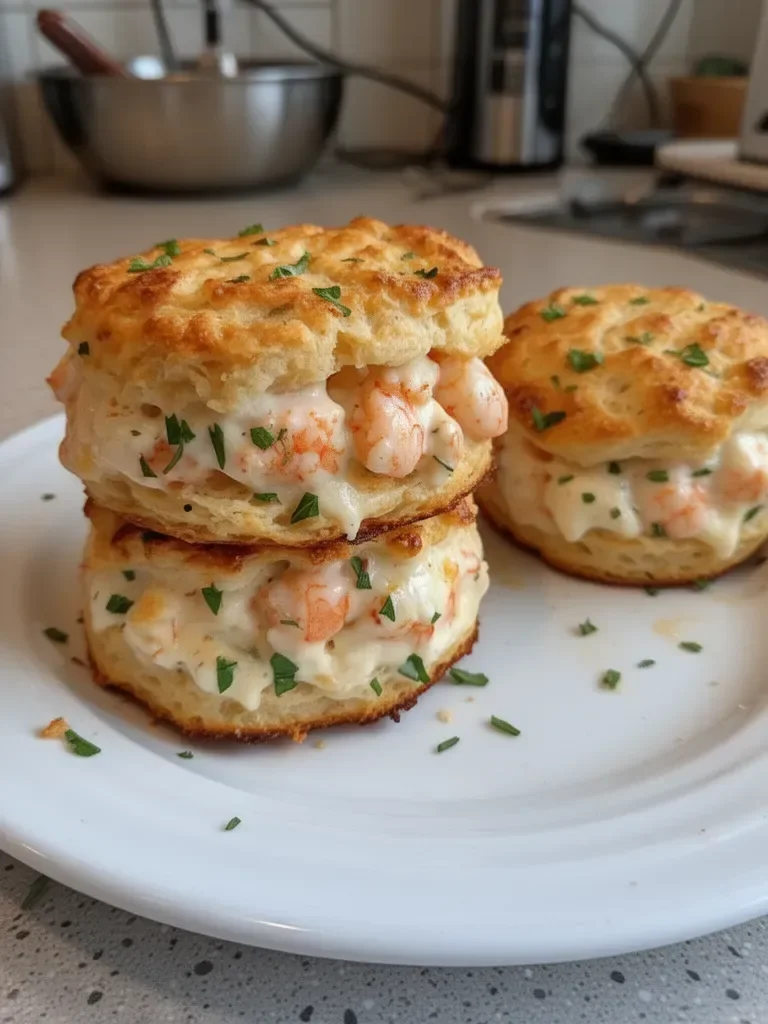 Shrimp Crab Biscuit Melts
