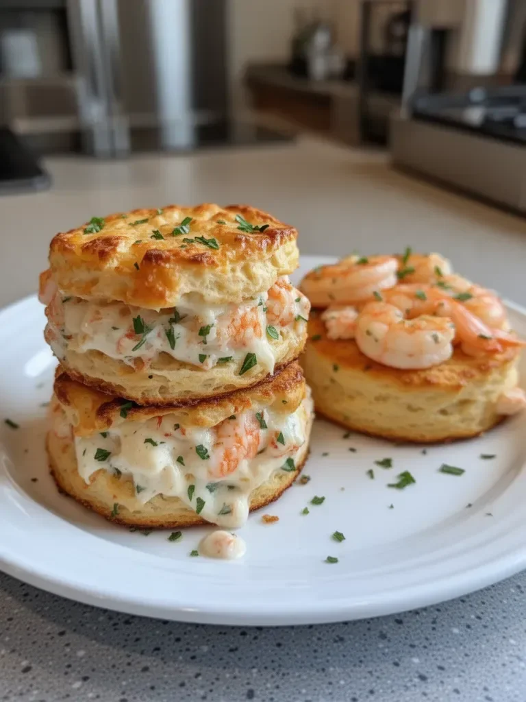 Shrimp Crab Biscuit Melts