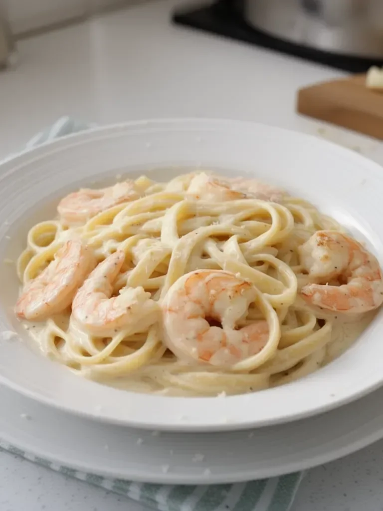 Shrimp Fettuccine Alfredo