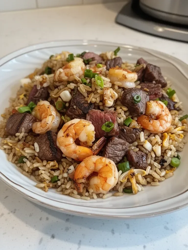 Shrimp & Steak Fried Rice