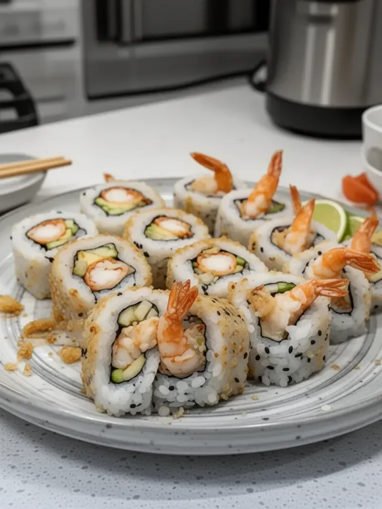 Shrimp Tempura Roll (Easy Steps)