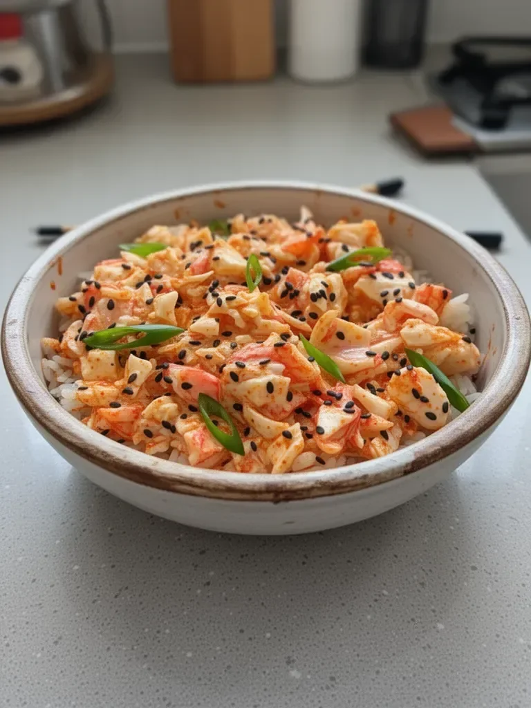 Spicy Crab Sushi Bowls
