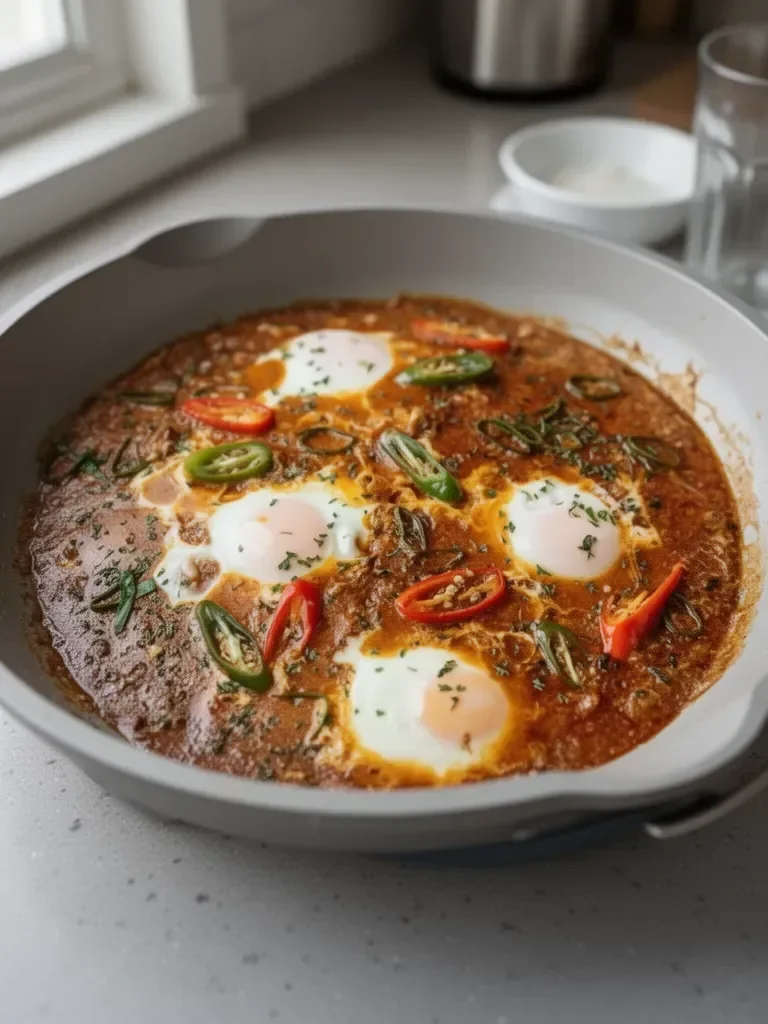Spicy Sardine with Eggs