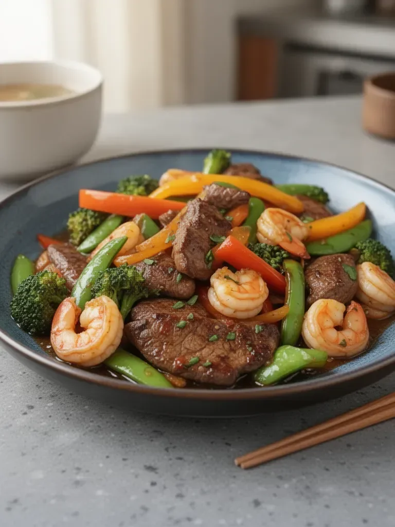 Steak and Shrimp Stir Fry