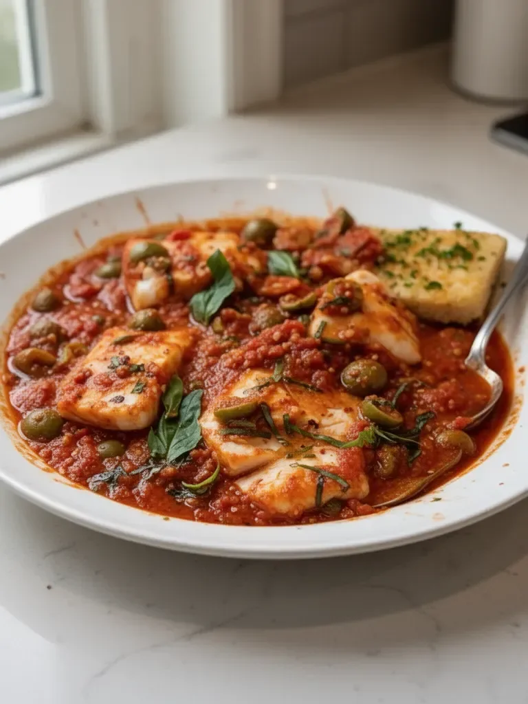 Ultimate Savory Fish Puttanesca