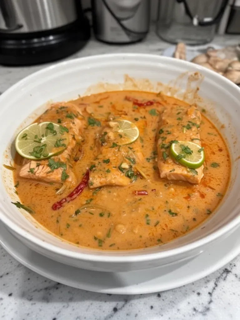 30 Minute Coconut Thai Salmon Curry