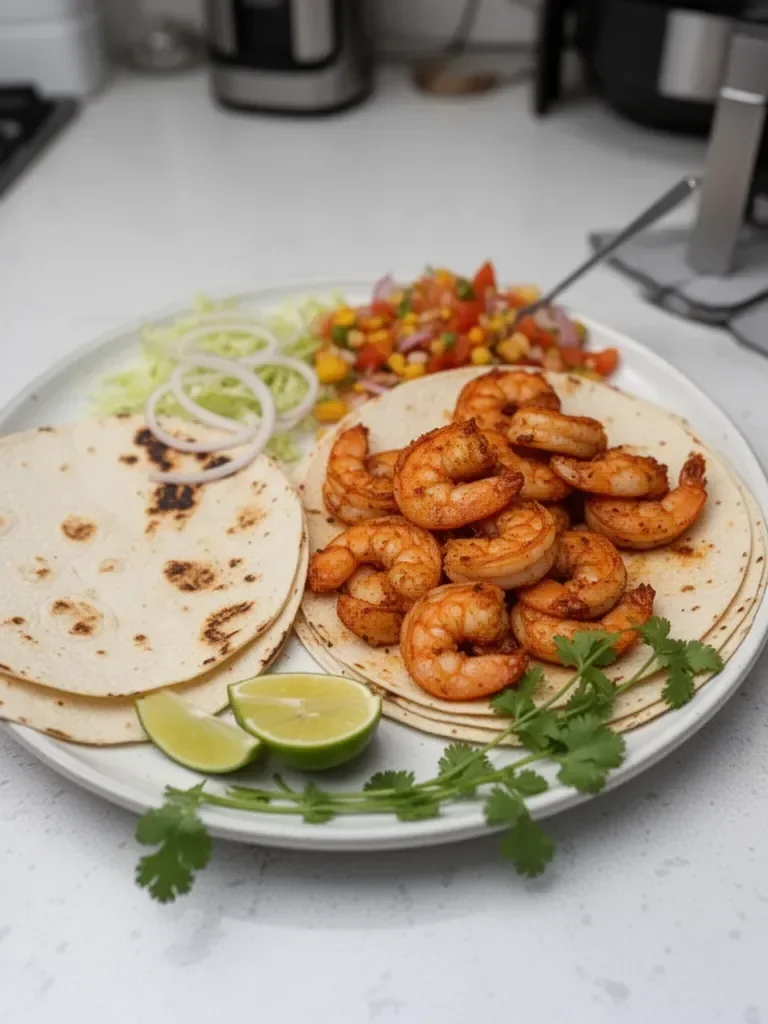 Air Fryer Shrimp Tacos